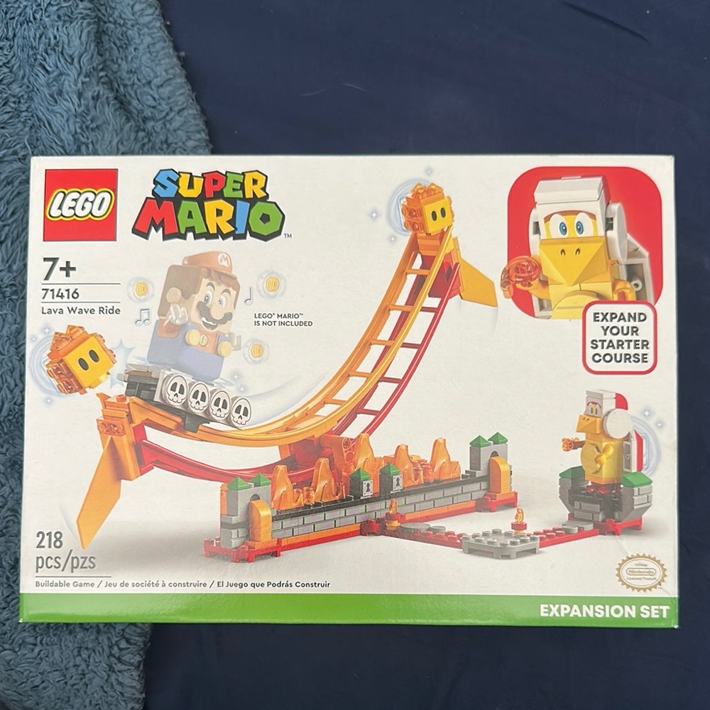 Lego Orange and Red Building Set Super Mario Adventure